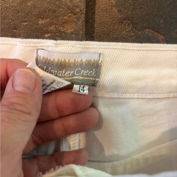 ⭐️⭐️Cold water creek White High-Waisted Jeans - Picture 4 of 4
